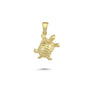 14K Gold Tortoise Animal Charm Necklace