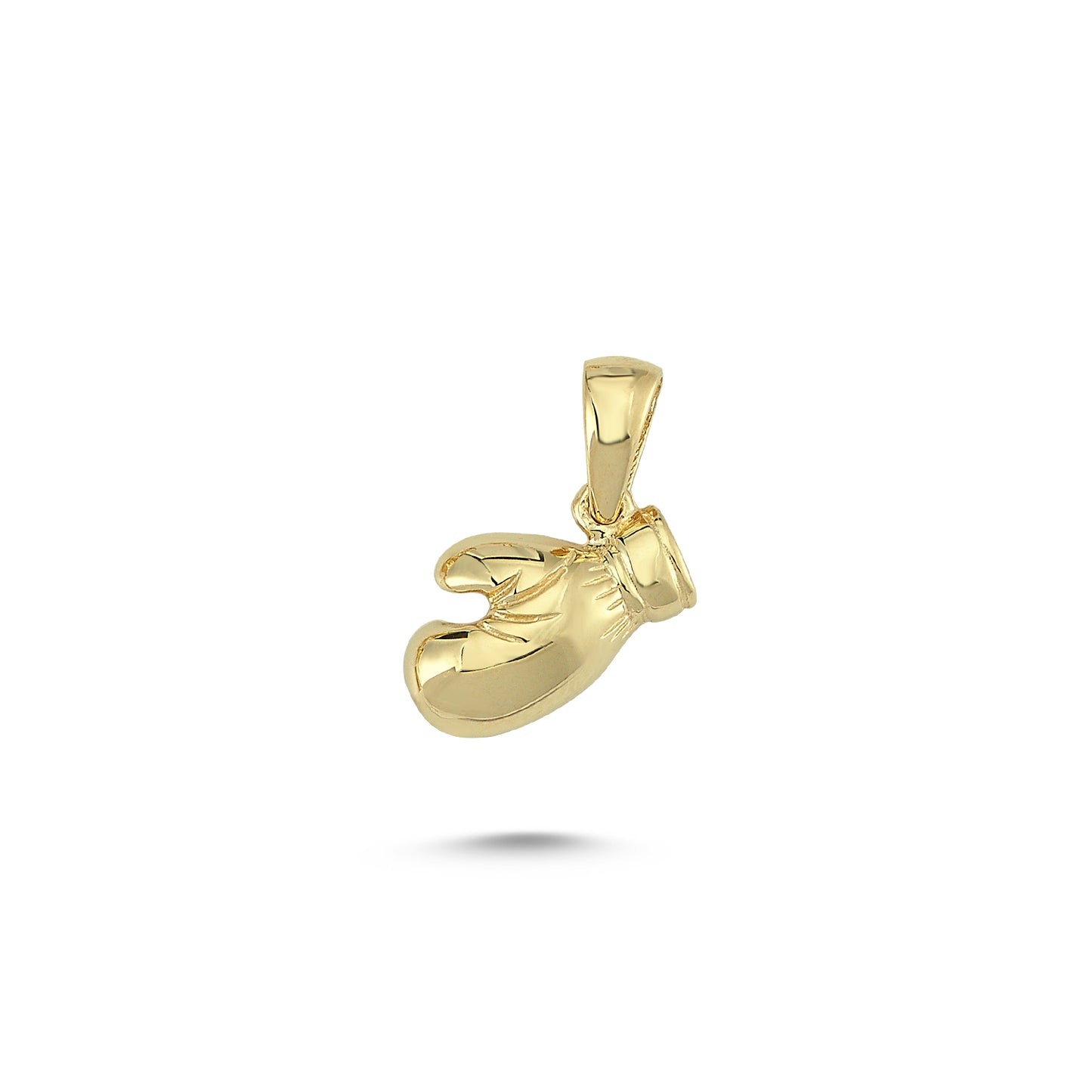 14K Gold Boxing Glove Charm Necklace