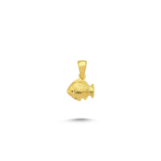 14K Gold Frog Animal Charm Necklace