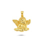 14K Gold Angel Charm Necklace