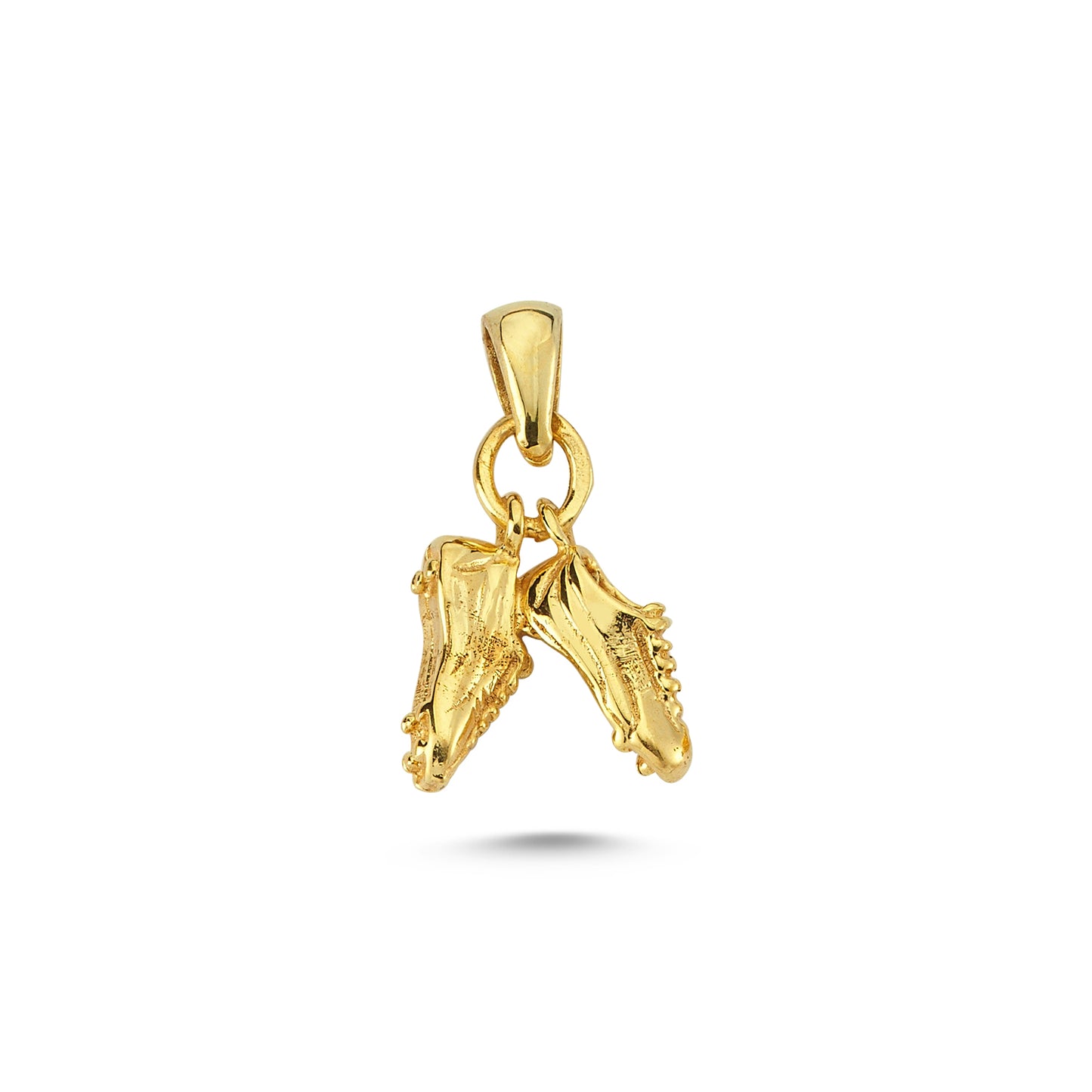 14K Gold Crampons Charm Necklace