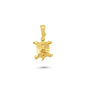 14K Gold Tortoise Animal Charm Necklace