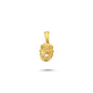 14K Gold Lion Head Animal Charm Necklace