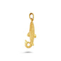 14K Gold Fish Animal Charm Necklace