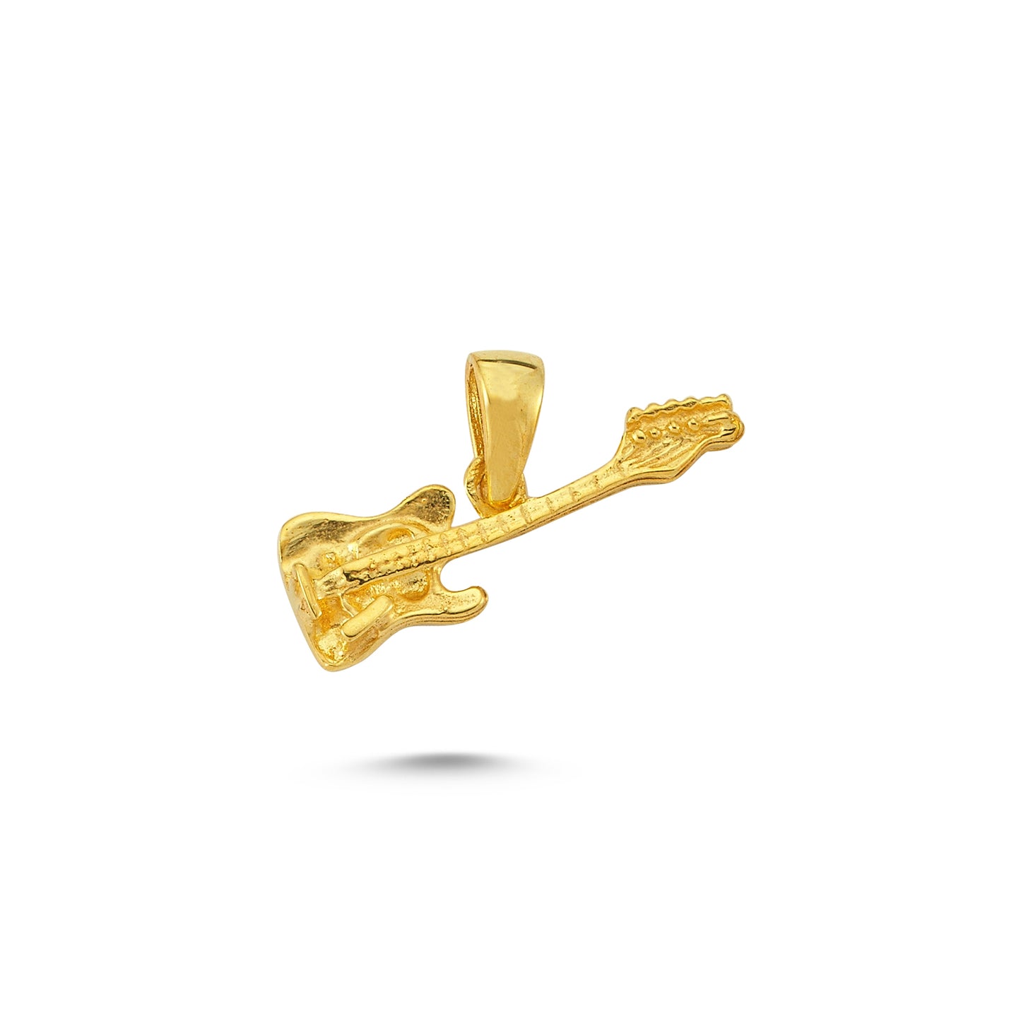 14K Gold Elektric Guitar Charm Necklace