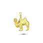 14K Gold Camel Animal Charm Necklace