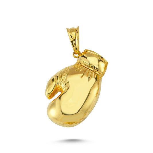 14K Gold Boxing Glove Charm Necklace