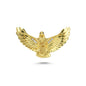 14K Gold Eagle Animal Charm Necklace