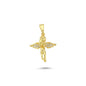 14K Gold Angel Charm Necklace