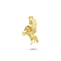 14K Gold Pegasus Animal Charm Necklace