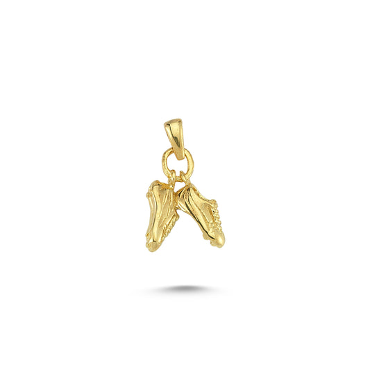 14K Gold Crampons Charm Necklace