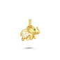 14K Gold Elephant Animal Charm Necklace