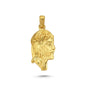 14K Gold Jesus Charm Necklace