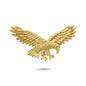 14K Gold Eagle Animal Charm Necklace