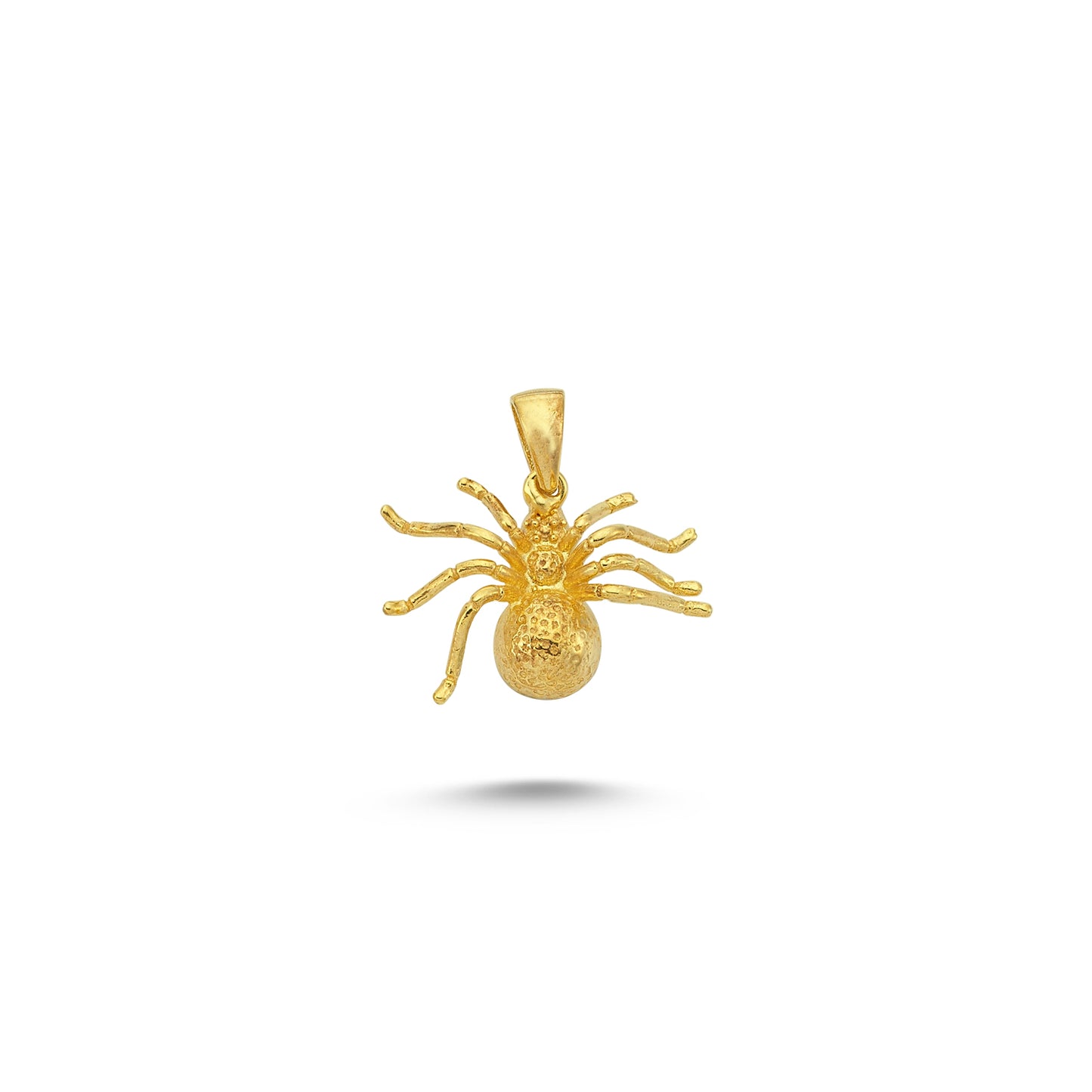 14K Gold Spider Animal Charm Necklace