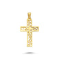 14K Gold Filigree Cross Pendant