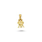 14K Gold Gemini Charm Necklace