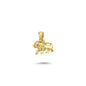 14K Gold Leo Charm Necklace