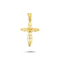 14K Gold Filigree Cross Pendant