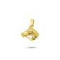 14K Gold Horse Head Animal Charm Necklace