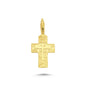 14K Gold Cross Charm Necklace