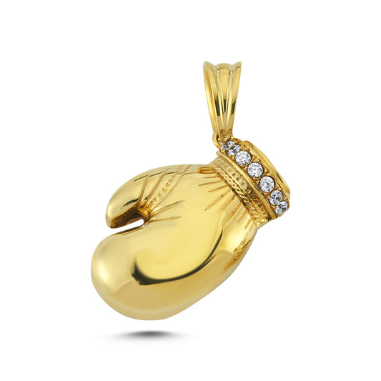 14K Gold Boxing Glove Charm Necklace