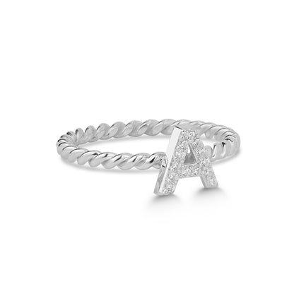 925 Sterling Silver Personalized Custom Id Auger Ring