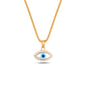 925 Sterling Silver Evil Eye Necklace Bracelet Jewellery Set