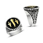 925K Sterling Silver Alif Men Ring