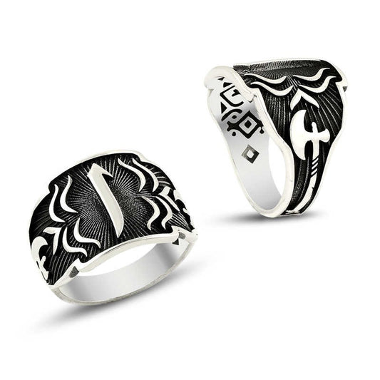 925K Sterling Silver Alif Men Ring