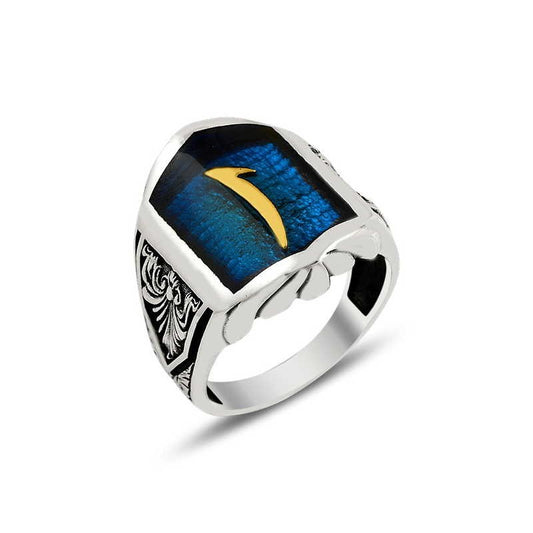 925K Sterling Silver Alif Men Ring