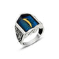 925K Sterling Silver Alif Men Ring