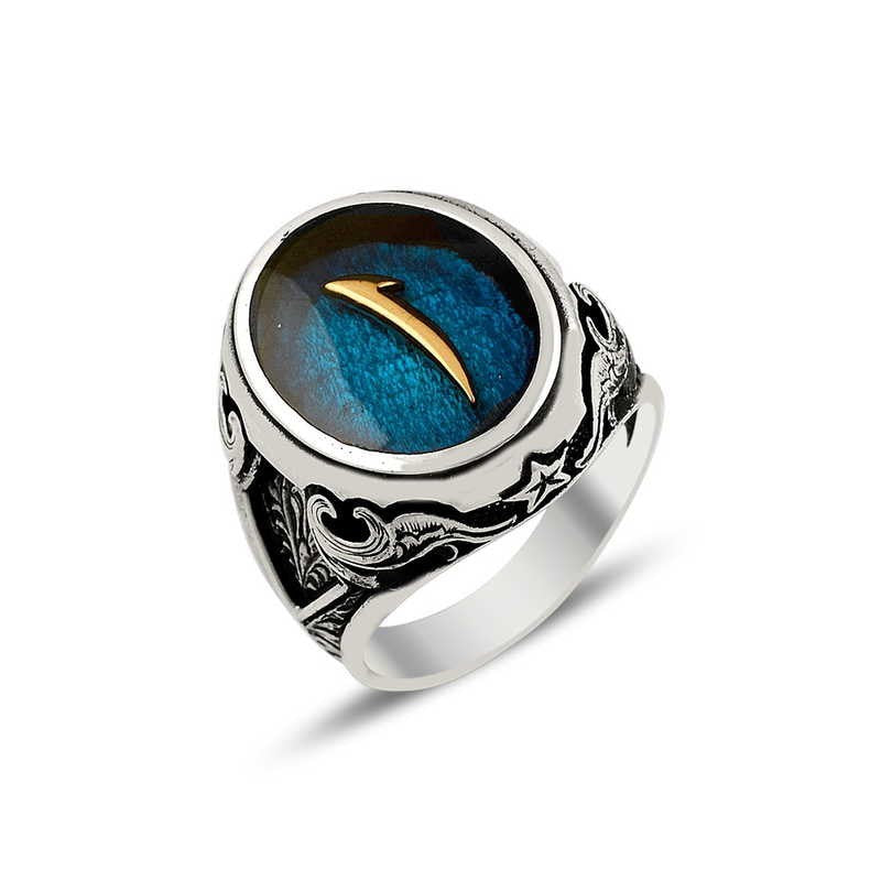 925K Sterling Silver Alif Men Ring