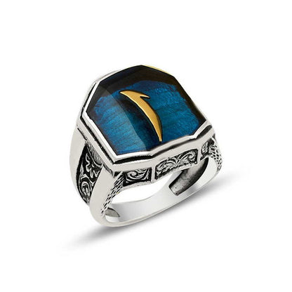 925K Sterling Silver Alif Men Ring