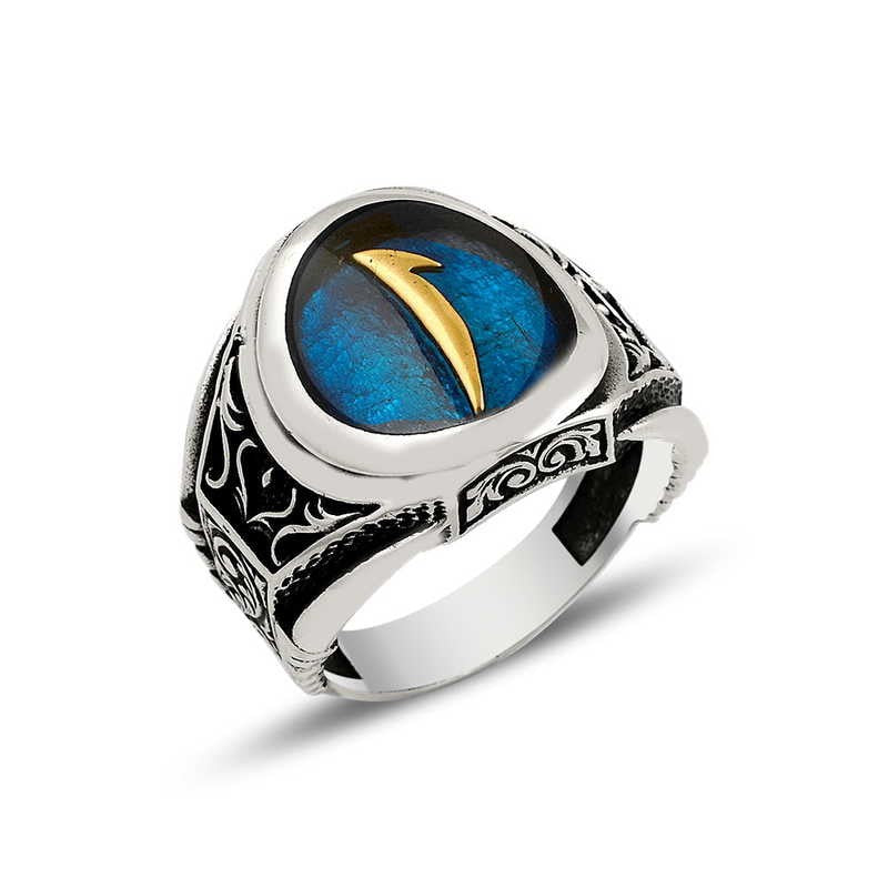 925K Sterling Silver Alif Men Ring