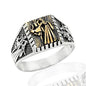 925K Sterling Silver Circassian Men Ring