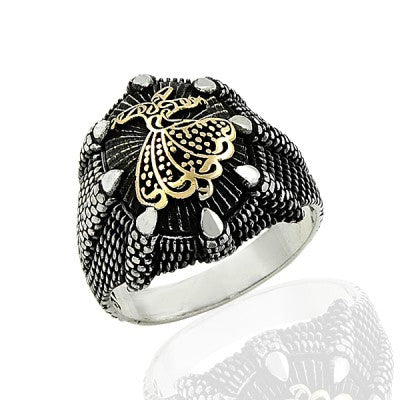 925K Sterling Silver Dervish Men Ring