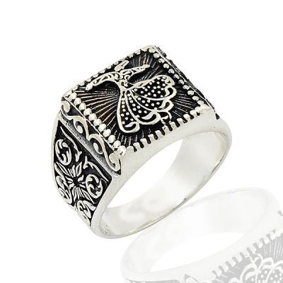 925K Sterling Silver Dervish Men Ring