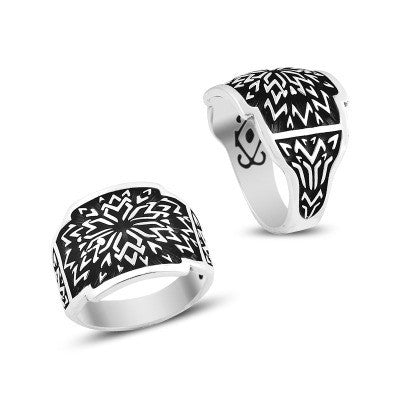 925K Sterling Silver Design Men Ring