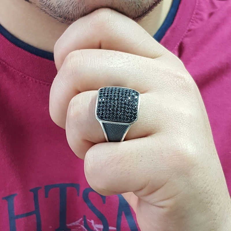 925K Sterling Silver Design Men Ring