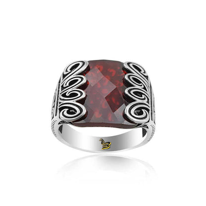 925K Sterling Silver Design Men Ring