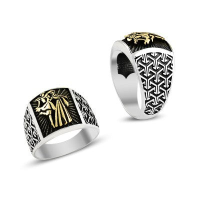 925K Sterling Silver Efe Men Ring