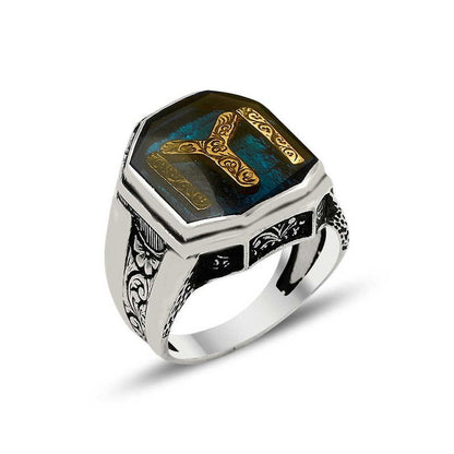 925K Sterling Silver Ottoman Men Ring