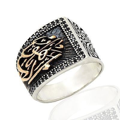 925K Sterling Silver Ottoman Men Ring