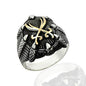 925K Sterling Silver Sword Men Ring