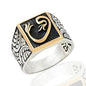 925K Sterling Silver Waav Men Ring