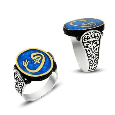 925K Sterling Silver Waav Men Ring