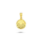 14K Gold Soccer Ball Charm Necklace