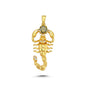 14K Gold Scorpion Animal Charm Necklace