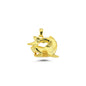 14K Gold Shark Animal Charm Necklace